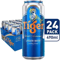 Tiger Can 490ml - 6 Cans