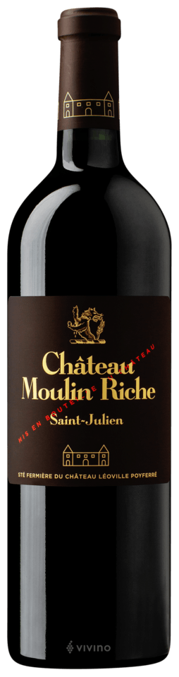 Chateau Leoville Poyferre Chateau Moulin Riche Saint-Julien 2019