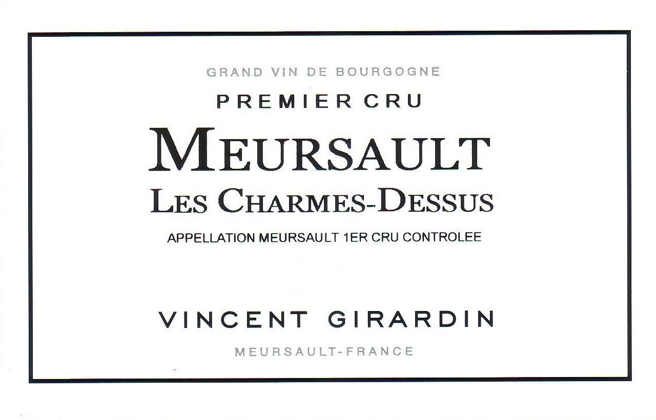 Vincent Girardin Meursault 1er Cru 'Les Charmes' 2020