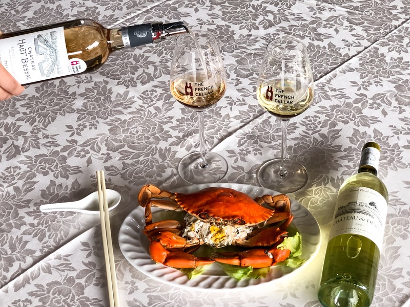 Páng Xiè (螃蟹, Crab) Fā Cái: Cold Crab with French Wine