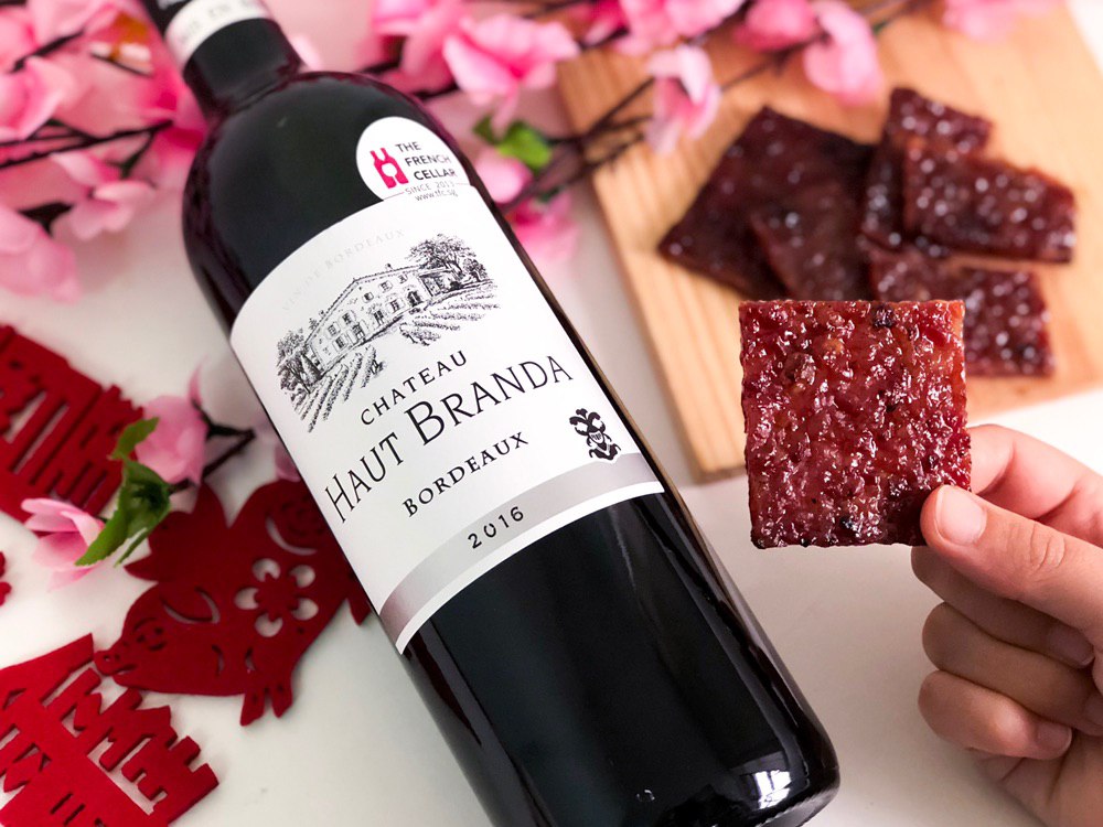 Wine & Bak Kwa for the Year of the Pig