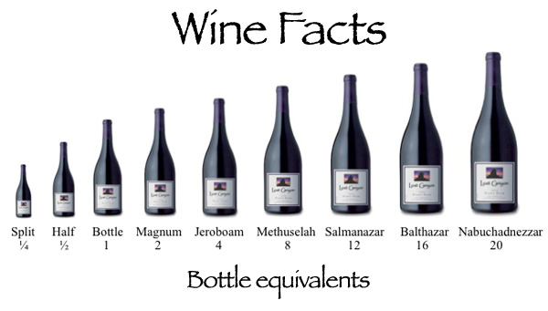 Fun Facts: The Different Wine Bottle Sizes